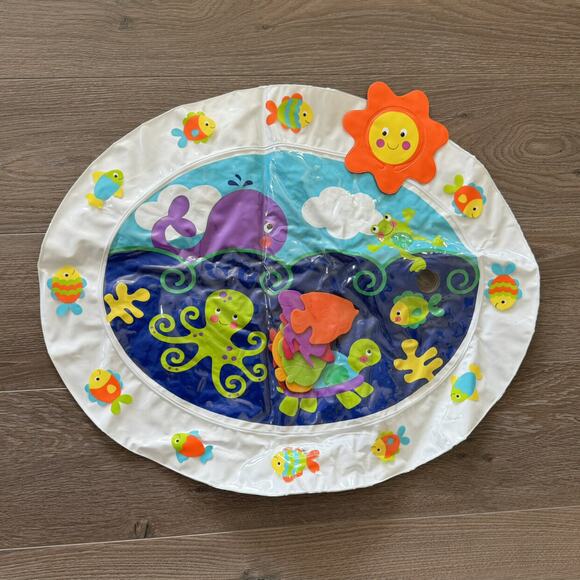 Baby Tummy Time Water Play Mat Ocean Themed - Picture 1 of 6